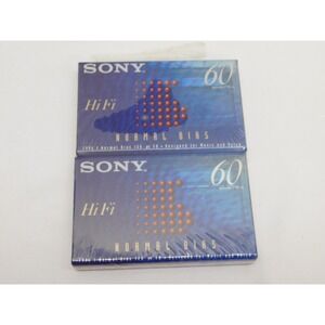Sony HiFi 90 - 2Pack - Normal Bias Type I High Fidelity Audio Cassette Tapes